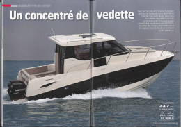 Essai Activ 855 Cruiser - Magazine: Moteur Boat