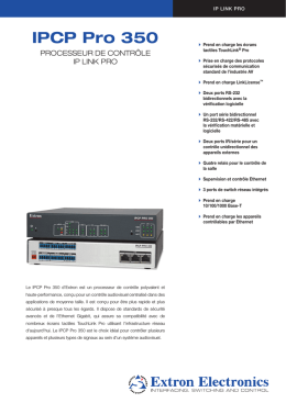 Extron - IPCP Pro 350