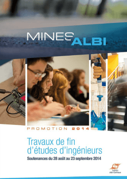 La plaquette téléchargeable - École nationale supérieure des mines