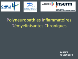 Polyneuropathies Inflammatoires Démyélinisantes Chroniques