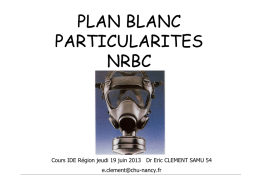 2 NRBC IDE URGENCES 19 juin 2014