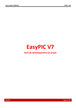 documentation EasyPic7 V1.3