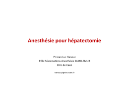 Anesthésie pour hépatectomie (1,8 Mo)