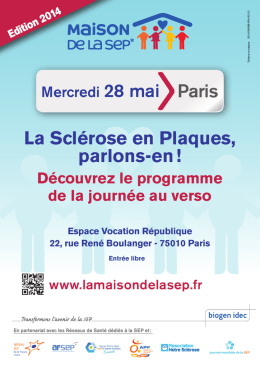 La Sclérose en Plaques, parlons-en ! Paris