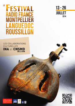 ina et cnsmd - le Festival de Radio France et Montpellier Languedoc