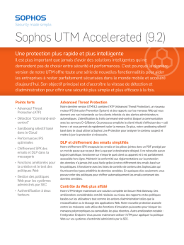 Sophos UTM Accelerated (9.2)
