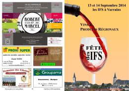 13 et 14 Septembre 2014 les IFS à Varrains