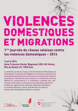 Violences domestiques et migrations