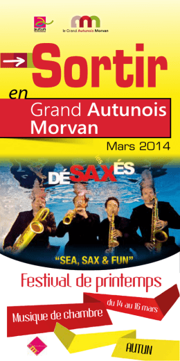 Festival de printemps - Le Grand Autunois Morvan