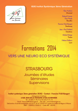 Formations 2014 - cabinet frieh