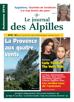 Automne 2014 - Journal Des Aixois