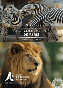 pdf, 2.25 Mo - Parc Zoologique de Paris