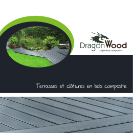 Terrasses et clôtures en bois composite