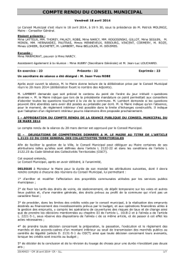 20140418 - CR CM indemnités-avril-2014 - Venarey