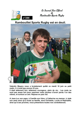286 - Rambouillet Sports Rugby