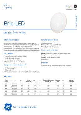 Brio LED - GE Lighting