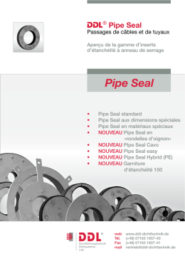 DDL Pipe-Seal Brochure