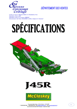 Spécifications J45 R