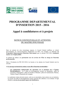 Notice contextuelle - PDI 2015... ( 200 Ko ) Type: pdf