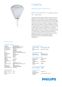 Product Leaflet: CrystalCity BDS798