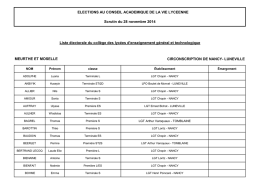 LGT-Liste électorale de NANCY-LUNEVILLE 2014