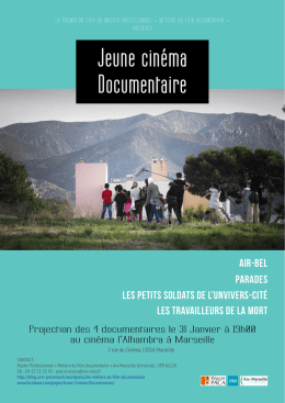 Jeune cinéma Documentaire - Aix Marseille Université