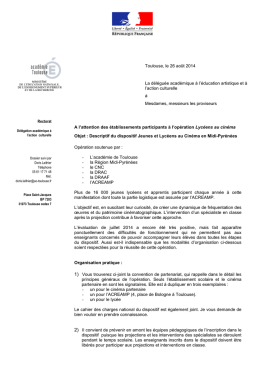 lettre JLC 2014-2015 - Académie de Toulouse