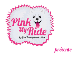 Présentation Pink My Ride