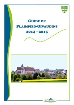 guide 2014-2015 - Mairie de Plaimpied