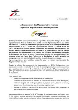 Format PDF - Groupement des Mousquetaires