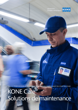 KONE Care™ Solutions de maintenance