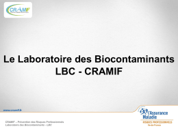 Le Laboratoire des Biocontaminants LBC