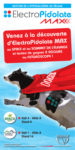 ElectroPidolate MAX - Vétalis technologies