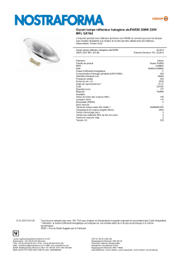 Osram lampe réflecteur halogène aluPAR56 300W 230V MFL GX16d