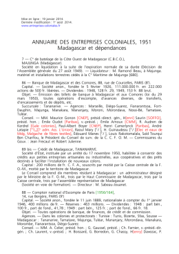Annuaire des entreprises coloniales 1951