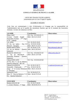 liste traducteurs DEF - Consulats généraux de France