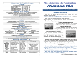 Marana tha 2014 N°24 ( PDF - 755.1 ko)