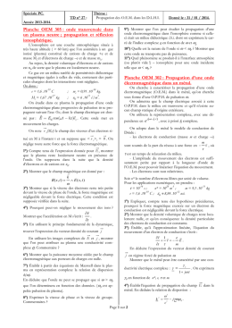 TD n° 27 2014 - Un cours de physique en spéciale PC