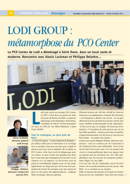 Lodi Group : métamorphose du PCO Center