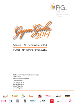 GymGala 2014 : Dossier de presse