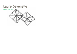 LAURE DEVENELLE Plasticienne/SetDesigner/Scénographe