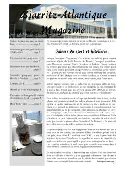 Biarritz Atlantique magazine n°12