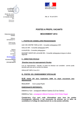 Liste des PV à profil mvt 2014-16042014 rectifiée-