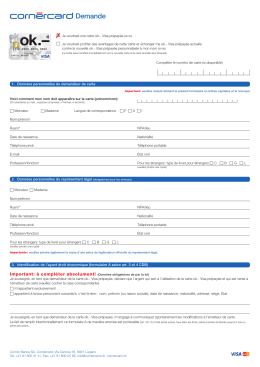 Remplir le formulair de demande - ok.– VISA prepaid (PDF, 140 KB)
