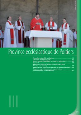 Province ecclésiastique de Poitiers