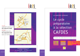 prepa- cafdes 2014 - IRTS de Lorraine