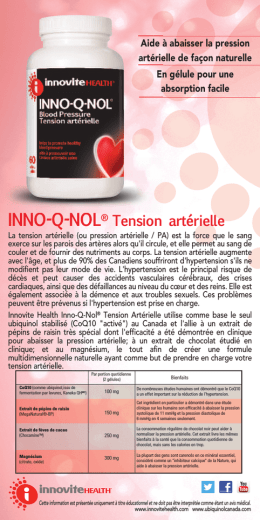 INNO-Q-NOL® Tension artérielle - Inno-Vite