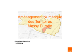Présentation détaillée du réseau proposé par Orange pour MASSY