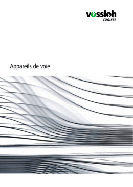 Appareils de voie - Vossloh Cogifer