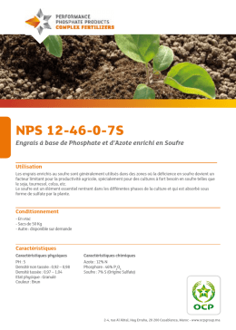 Complex Fertilizers - NPS 12-46-0-7S